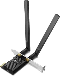 TP-Link Archer TX20E Wi-Fi Card PCI Express Wi-Fi 6 Adapter (AX1800) com Bluetooth 5.2, compatível com Windows 11/10
