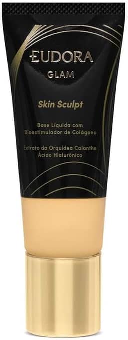 Eudora Glam Skin Sculpt Base Líquida Semi Matte Cor 25 30ml