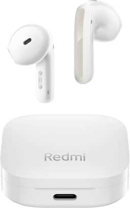 Xiaomi Redmi Buds 6 Active, Fones de Ouvido Sem Fio, Versão Global (Branco)