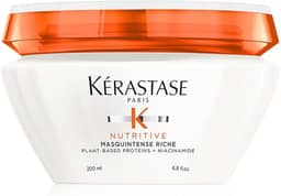 Kérastase Nutritive Masquintense Riche Máscara de Tratamento Capilar para Cabelos Muito Secos e Grossos Nutrição Intensa Hidratação Profunda e Vitalidade 200ml