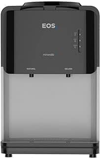 Bebedouro de Mesa para Garrafão EOS Mineralle Compacto com Compressor Preto EBC03P 110V