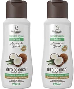 Kit 2 Sabonete Líquido Íntimo Óleo de Coco 200ml Bio Instinto