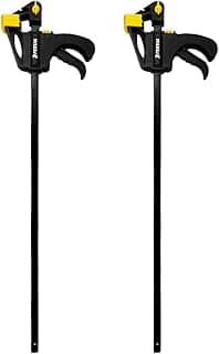 Grampo de Aperto Rápido 24'' Pol 600mm 7832 Fertak Ferramenta Fixação Madeira Marcenaria Metal Profissional - (2)