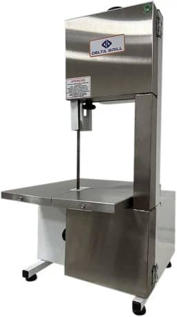 Serra Fita 1,46 mts 1/3cv Branca Semi Inox Delta Grill Voltagem Bivolt