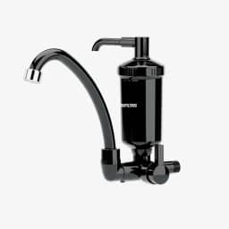 Hidrofiltros - Torneira de Cozinha Parede Pop com Filtro Purificador de Água Preta Hidrofiltros