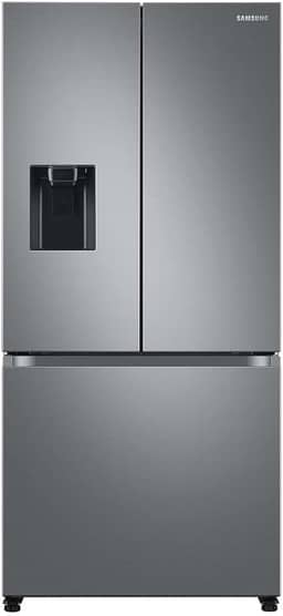 Geladeira Samsung RF49A Inverter Frost Free 3 Portas com Dispenser de Água 470L Inox Look 220V