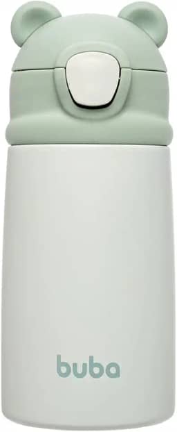 Buba, Copo Térmico Parede Dupla Ursinho Verde