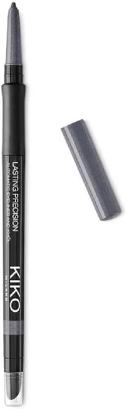 KIKO MILANO, Unlimited Precision Automatic Eyeliner & Khol, Lápis de Olho Retrátil, Cor 15 Satin Steel