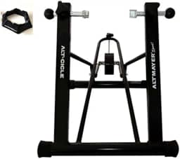 Rolo de Treino Bike Para Exercícios + base niveladora pneu dianteiro
