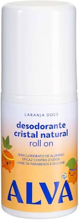 Alva Desodorante Roll On Infantil Laranja Doce 50ml Alva