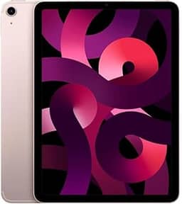 iPad Air da Apple (5a geração): Com chip M1, tela Liquid Retina de 10,9 polegadas, 256 GB Wi-Fi 6 + rede celular 5G, câmera frontal de 12 MP, câmera traseira de 12 MP, Touch ID, Rosa