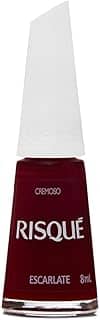 Risqué Esmalte Cremoso Escarlate 8 Ml