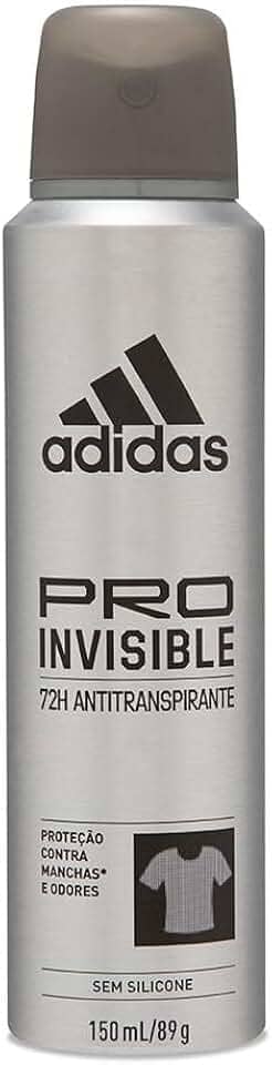 Adidas Pro Invisible - Desodorante Masculino, 150Ml, 1 Unidade