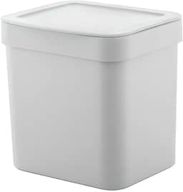 Ou Lixeira de bancada 4,7L Branco Linha Trium