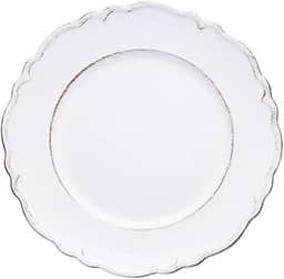 Lyor SOUSPLAT PATINADO DE PLÁSTICO MOON BRANCO 25cm