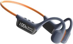 Fone de Condução Óssea Bluetooth IPX8, Fone à Prova d'Água 30m para Natação, Mergulho e Esportes Aquáticos, com MP3 32GB, Bluetooth 5.4