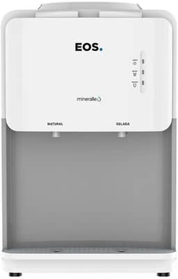 Bebedouro de Mesa para Garrafão EOS Mineralle Compacto com Compressor Branco EBC03B 110V