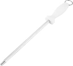 Chaira Profissional para Afiação 10" Aço Inox Afiador de Facas Profissional Haste de Amolar com Alça Ergonômica 30 cm Premium