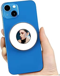 Mini Ring Light Portátil Recarregável Luz Led Magnética Luz Celular