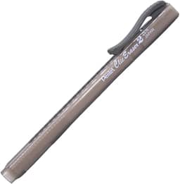 Borracha Clic Eraser Pentel Transparente Preta