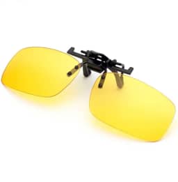 Clip Sobrepor Adapta Oculos de Grau Polarizado Proteção 100% UV Dirigir Dia Noite Pescar