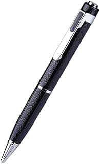Caneta Gravadora de Voz - Gravação Discreta Sem Luz | Microfone Omnidirecional | MP3, Pen Drive e Caneta | 20h de Bateria | Ideal para Reuniões, Aulas, Entrevistas e Profissionais