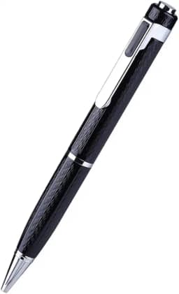 Caneta Gravadora de Voz - Gravação Discreta Sem Luz | Microfone Omnidirecional | MP3, Pen Drive e Caneta | 20h de Bateria | Ideal para Reuniões, Aulas, Entrevistas e Profissionais