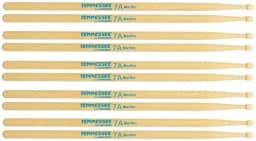 5 Pares Baqueta 7a Marfim Tennessee Liverpool Ponta Madeira