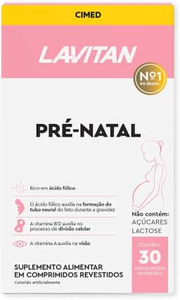 Lavitan – Pré-Natal Multivitamínico Frasco com 30 Comprimidos