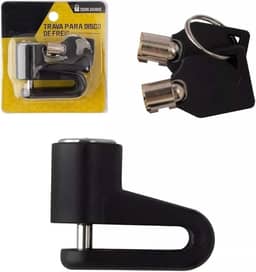 Cadeado Trava Para Disco Freio Moto Antifurto Bike Universal