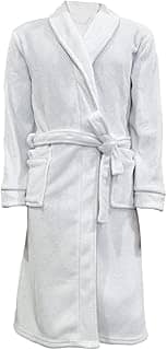 Camesa Roupão Neo Velour Flannel Aveludado 220g/m2 Tamanho GG - Branco