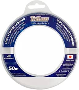 Linha Mazzaferro Trilon Leader 100% Fluorcarbono Nylon 0,40mm 30,9Lb 14Kg 50m