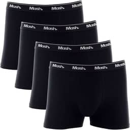 Kit 4 Cuecas Cot Liso Elast MashMasculino