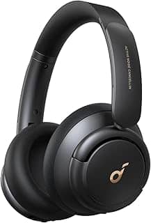 soundcore Q30 da Anker Fone De Ouvido Bluetooth 5.3, Over-Ear, Som de Alta Resolução, EQ Personalizável via App, 50H de Reprodução, Ajuste Confortável, Conexão Multiponto, Preto