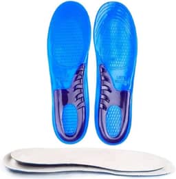 Palmilha Ortopédica Gel Silicone Anti Impacto Absorção De Choque Massagem Conforto Unissex Com Corte De Tamanhos 33 ao 47 PREMIUM DUPIN (36-42)