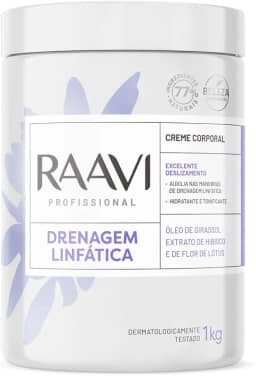 Raavi Creme Drenagem Linfática 1 Kg