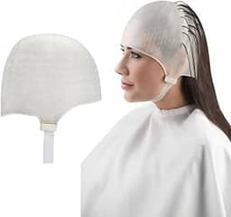 TOUCA DE SILICONE COM ALÇA PARA MECHAS E LUZES REF.:5020