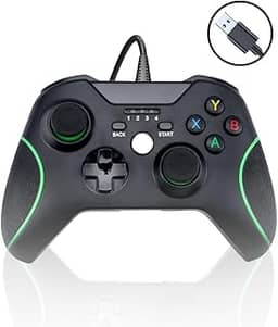 Controle Manete Com Fio Usb Compatível Com Xbox One Pc Gamer