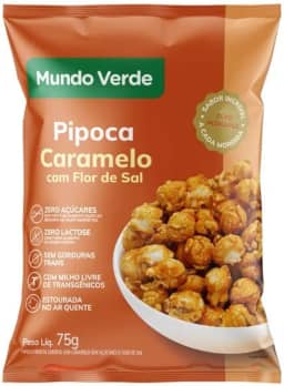 Pipoca Caramelo com Flor de Sal Mundo Verde 75g