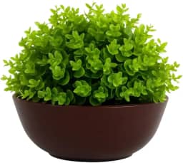 Planta Artificial Decorativa Tipo Arbusto – Realista, Compacta e Sem Manutenção para Sala, Escritório e Apartamento