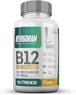 Revigoran Vitamina B12 Metilcobalamina 9,9mcg 60 cápsulas, Nutrends