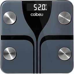 Balança Digital Corporal, Balança Bioimpedancia, Carga Máxima 180kg, 17 Medições, Precisão 100g, Vidro Temperado, Multiusuário