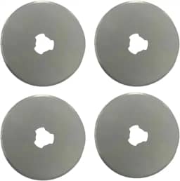 Lâminas de Corte Cortador Circular Disco 45mm kit com 4 - Artesanato Patchwork