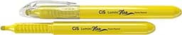 CIS Marca Texto LUMINI FLEX - Amarelo Neon - Blister com 1 unidade