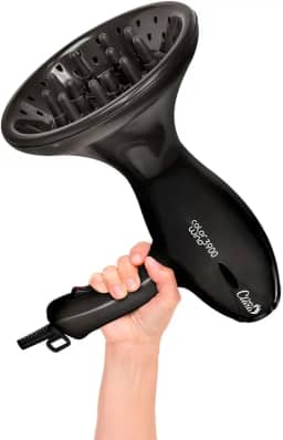 Difusor De Ar P/Secador Cachos Profissional Cor Preto