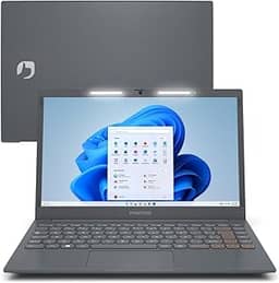 Notebook Positivo Vision C14, Intel Celeron N4500, 8GB RAM, 128GB eMMC, Tela 14' HD, Windows 11, Lumina BAR, Cinza