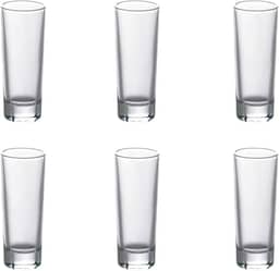 Haüskraft Kit 6 Copos Shot Vidro Dose 65ml Cachaça Tequila Vodka, CPDS-012