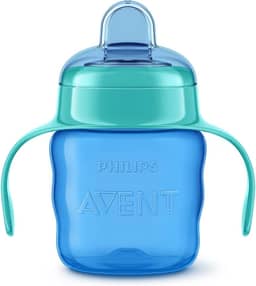 Copo De Transição Philips Avent 200ml 6m+ Azul com Alças