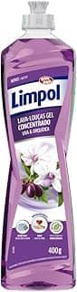 Detergente Gel Concentrado para Louças Limpol, Uva e Orquídea, 400g