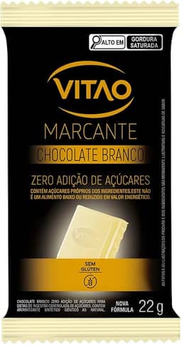 Chocolate Branco Zero Açúcar